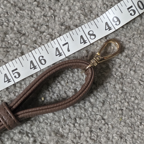 Adjustable Purse Strap - Brown with Gold Color Accents - Picture 7 of 7